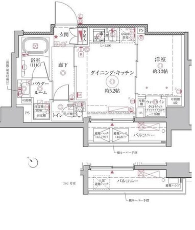クレイシアIDZ王子アーバンヒルズの物件間取画像